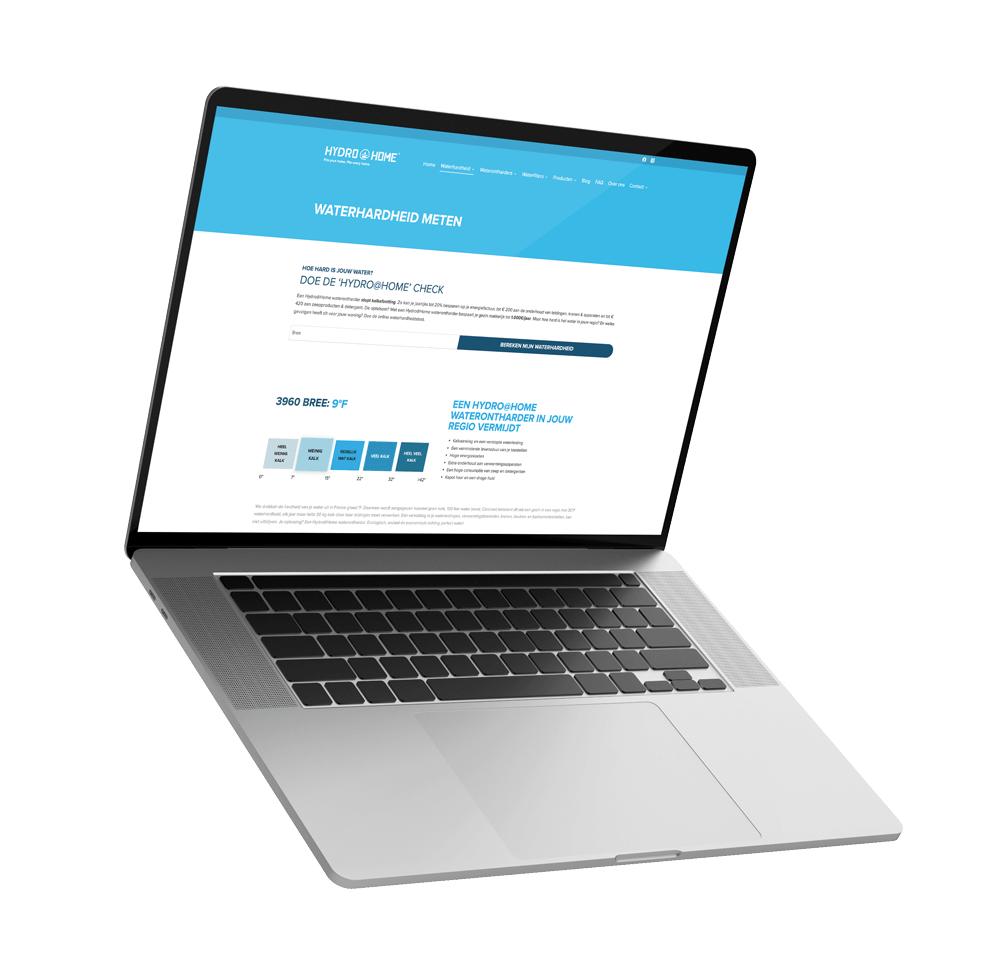 calculate waterhardness laptop screenshot