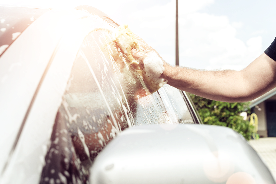uw auto wassen met hard water geen goed idee